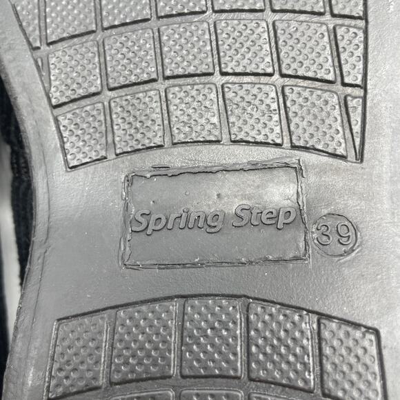 Spring Step Men's Adam Black Slip-On Corduroy Slipper Size 39 - Picture 6 of 10